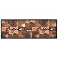 Pikkukuva 2 / 6: Keittiön pestävä lattiamatto Coffee ruskea 60x180 cm - Keittiön Lattiamatto - Keittiön Lattiamatot - Home & Living