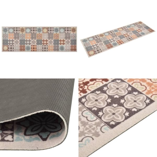 Vaskbar køkkenmåtte 45x150 cm mosaikmønster - Køkkenmåtte - Køkkenmåtter - Home & Living