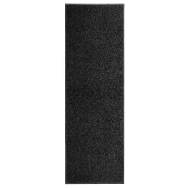 Vaskbar dørmåtte 60x180 cm sort - Dørmåtte - Dørmåtter - Home & Living
