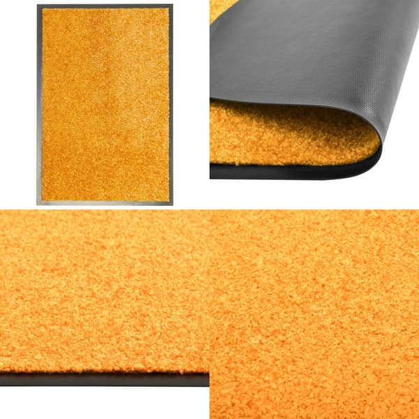 Vaskbar dørmåtte 40x60 cm orange - Dørmåtte - Dørmåtter - Home & Living