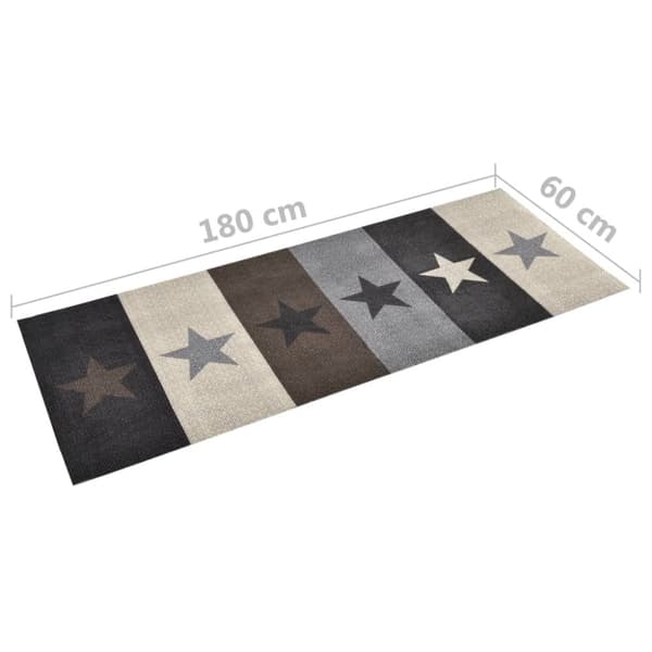Köksmatta tvättbar stjärna 60x180 cm - Köksmatta - Köksmattor - Home & Living