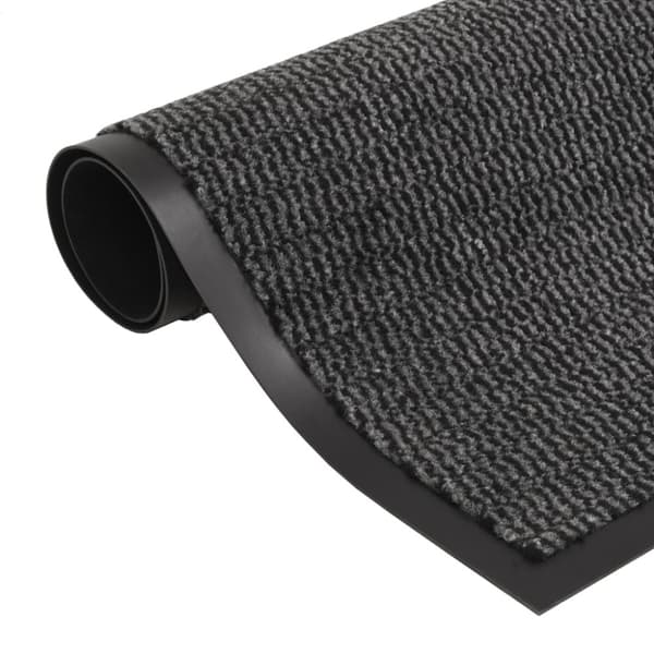 Kuramatto suorakulmainen nukkapinta 90x150 cm antrasiitti - Ovimatto - Ovimatot - Home & Living