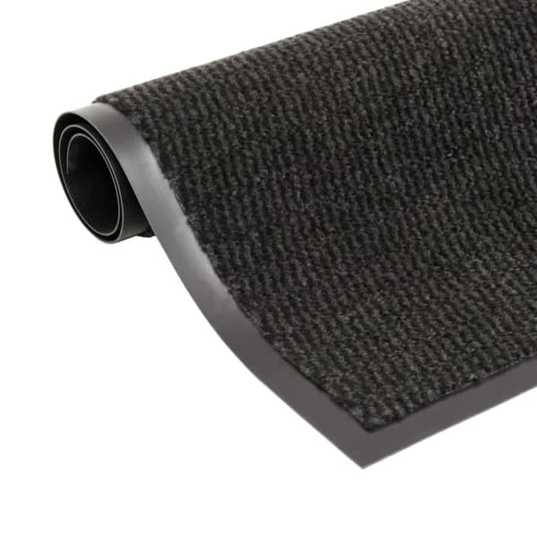 Dörrmattor 2 st rektangulär tuftad 80x120 cm svart - Dörrmatta - Dörrmattor - Home & Living