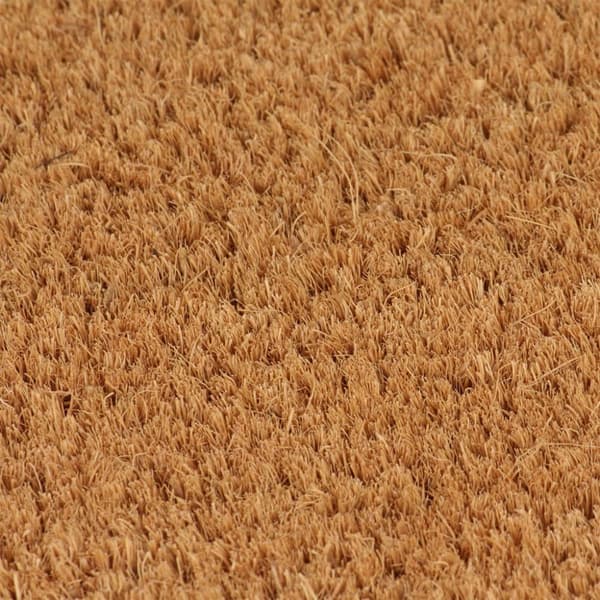 Dörrmattor 2 st naturlig 40x60 cm tuftad kokos
