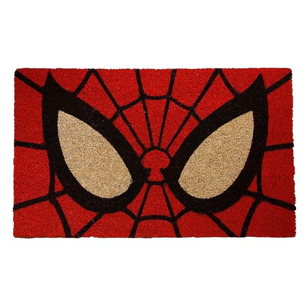 Spider-Man Super Heroes Welcome Door Mat Red/Brown 60cm x 40cm