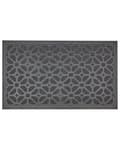 Miniatyrbillede 4 af 5: Dørmåtte Naturlig/Sort Kokosfiber med skridsikker PVC-bagside 45 x 75 cm Geometrisk motiv Moderne Stil