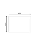 Miniatyrbillede 3 af 5: Dørmåtte Sort Kokosfiber med skridsikker PVC-bagside 40 x 60 cm Mønstre motiv Moderne Stil