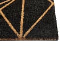 Miniatyrbillede 5 af 5: Dørmåtte Sort Kokosfiber med skridsikker PVC-bagside 40 x 60 cm Mønstre motiv Moderne Stil