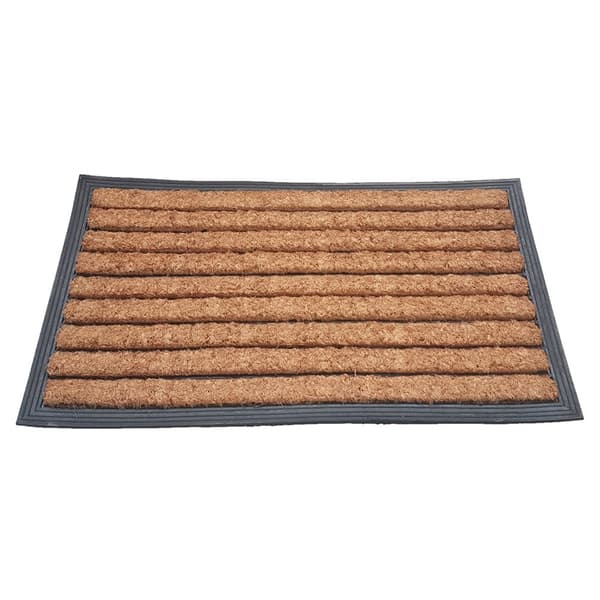 Dørmåtte gummi/kokos 40x70 cm - Stripe