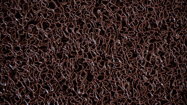 Spaghettimatta Solid - 40x60 cm - Brun