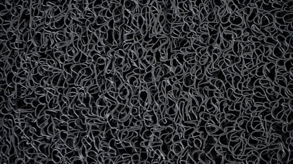 Spaghettimatta Solid - 40x60 cm - Grå