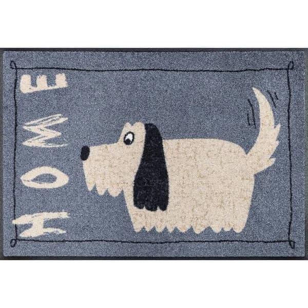 Paillasson - Hundhem - 75 x 50 cm - Tvättbar upp till 60°C - Halkfri - Utan PVC