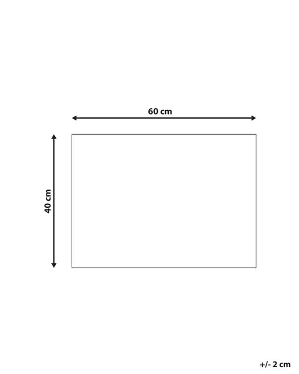Dörrmatta Natur Kokos PVC-baksida Halkskydd 40 x 60 cm Bonjour Text Motiv Modern Inomhusdekoration