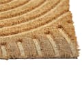 Miniatyrbild 5 av 5: Dörrmatta Natur kokos PVC-baksida Halkskydd 40 x 60 cm Präglat geometriskt mönster Modern inomhusdekoration