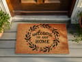 Miniatyrbild 2 av 5: Dörrmatta Natur kokos PVC-baksida Halkskydd 40 x 60 cm Bildtext Textmotiv Modern Inomhusdekoration