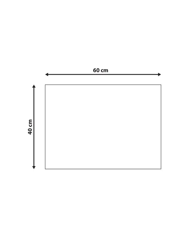 Dørmatte Naturlig kokos med PVC-bakside Sklisikker 40 x 60 cm Blomstermønster Glam Moderne Innendørs Dekorasjon