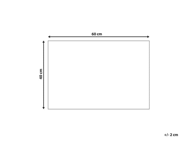 Dørmatte av naturlig kokos med sklisikker PVC-bakside 40 x 60 cm Moderne innendørsdekorasjon med hundetrykk
