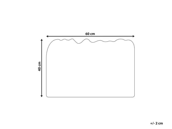 Dørmatte Naturlig Kokos med PVC-bakside Sklisikkert Underlag 40 x 60 cm Moderne Innendørs