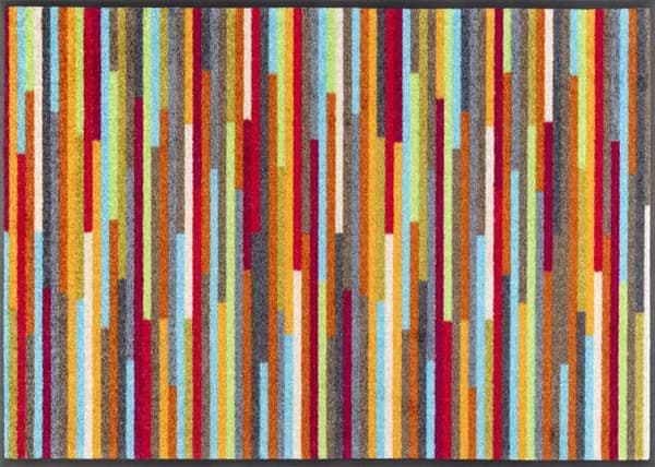 Dörrmatta Mikado Stripes Tvättbar golvmatta 140 x 60 cm tvätt+torr DESIGN