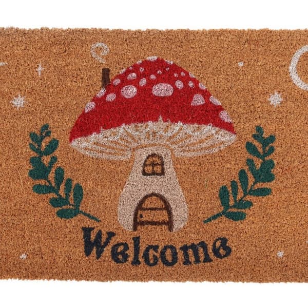 Something Different Welcome Mushroom House Dörrmatta