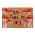 Miniatyrbilde 1 av 3: Something Different Magic Happens Here Mushroom Door Mat