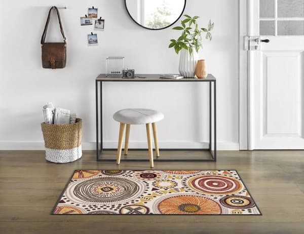 Boho Style Dörrmatta Tvättbar Golvmatta 120 x 75 cm tvätt+torr DESIGN