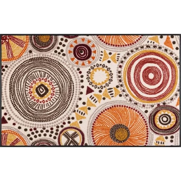Boho Style Dörrmatta Tvättbar Golvmatta 120 x 75 cm tvätt+torr DESIGN