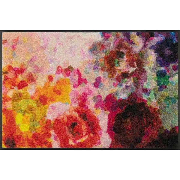 Färg Blast dörrmatta Tvättbar golvmatta 75 x 50 cm tvätt+torr DESIGN
