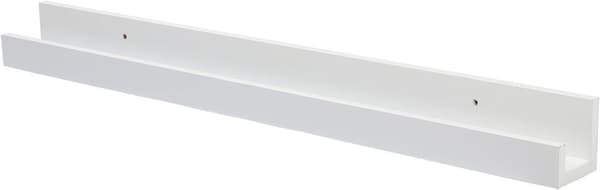 Rootz Flytande Hylla - Vägghylla - Vit Väggställ - Högkvalitativ MDF - Utrymmesbesparande - 100cm x 11cm x 9/5cm