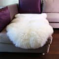 Pikkukuva 5 / 6: Rootz aito lampaanvillamatto - valkoinen lampaannahkainen matto - XL koko - likaa hylkivä ja kosteutta siirtävä - 90-110cm x 60cm - Ympäristöystävälli