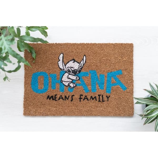 Disney Stitch Ohana doormat