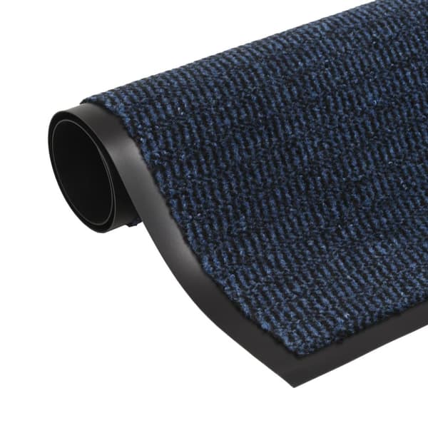 Dörrmatta rektangulär tuftad blå 90x150 cm