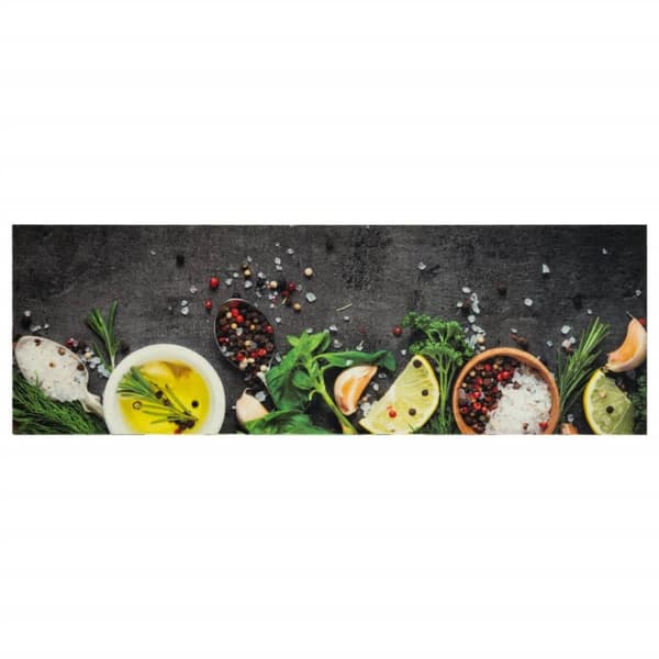 Köksmatta maskintvättbar kryddor 60x180 cm sammet