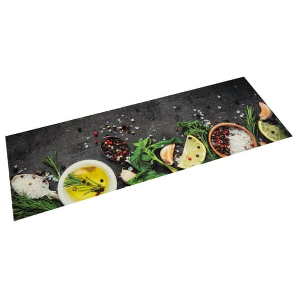 Köksmatta maskintvättbar kryddor 60x180 cm sammet