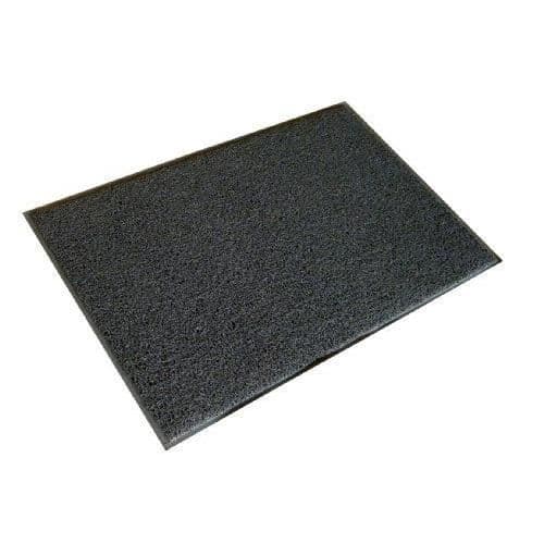 Doortex Twister FC490150TWISG Utomhusmatta Yta Vinylfiber/Under Vinyl Grå 90 x 150 cm...