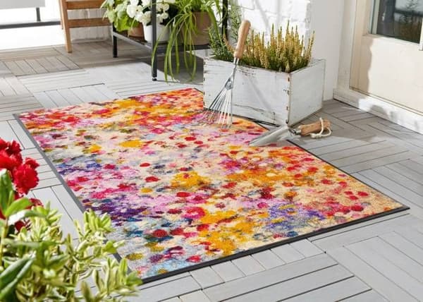 Paillasson Wild Summer Tvättbar smutsmatta olika storlekar wash+dry Design Mått 120 x 75 cm