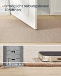 Miniatyrbillede 4 af 6: Rootz Runner Tæppe - 80 x 300 cm - Kan maskinvaskes - Camel Brown - Polyester Materiale - Filt bagside - TPR - 3,4 kg