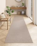 Miniatyrbillede 2 af 6: Rootz Runner Tæppe - 80 x 300 cm - Kan maskinvaskes - Camel Brown - Polyester Materiale - Filt bagside - TPR - 3,4 kg