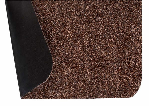 Andiamo - 294451 - 700607 Samson Plain Dörrmatta 50 x 80 cm Bomull, Tvättbar i 30°C, Brun, 67x180 cm