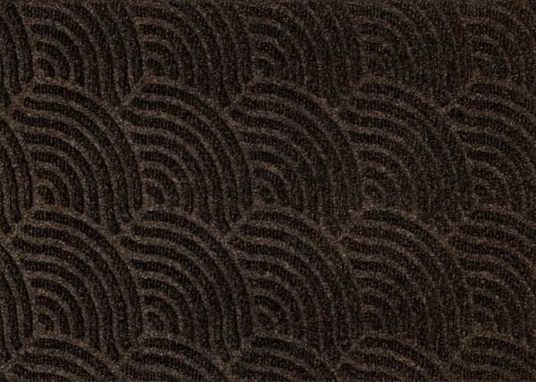 Paillasson Waves mörkbrun 75 x 45 cm tvättbar golvmatta wash+dry DUNE