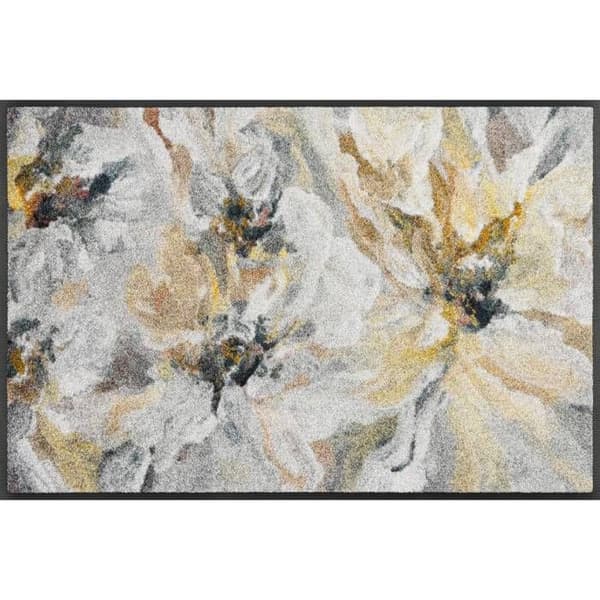 Paillasson La Fleur tvättbar smutsavvisande matta i olika storlekar tvätt+tork design