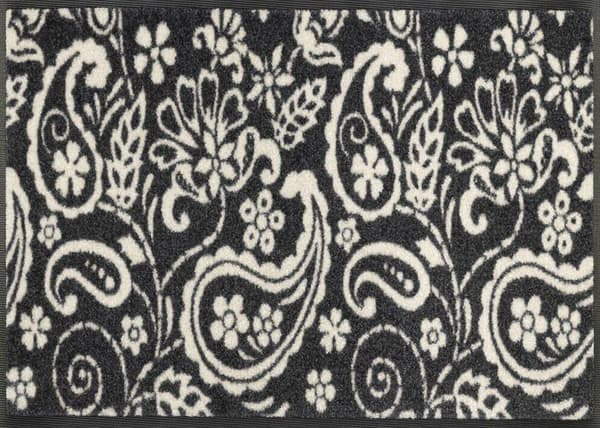 Folk Paisley Dörrmatta Tvättbar Golvmatta 75 x 35 cm tvätt+torr DESIGN