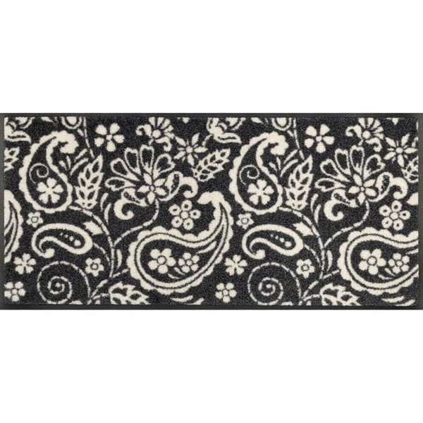 Folk Paisley Dörrmatta Tvättbar Golvmatta 75 x 35 cm tvätt+torr DESIGN
