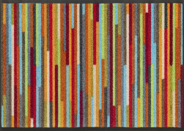 Paillasson Mikado Stripes Tvättbar matta i olika storlekar wash+dry Design Mått 120 x 35 cm