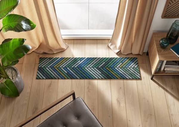 Oceanpath Dörrmatta Tvättbar Golvmatta 120 x 30 cm tvätt+torr DEKOR