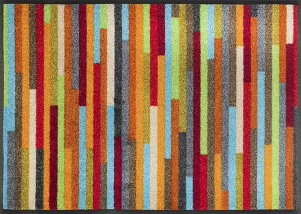 Paillasson Mikado Stripes Tvättbar smutsmatta olika storlekar wash+dry Design Dimensioner 75 x 50 cm