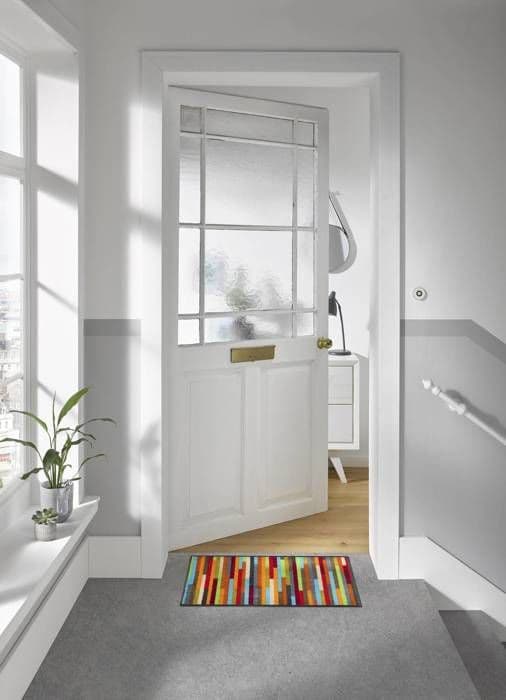 Paillasson Mikado Stripes Tvättbar smutsmatta olika storlekar wash+dry Design Dimensioner 75 x 50 cm