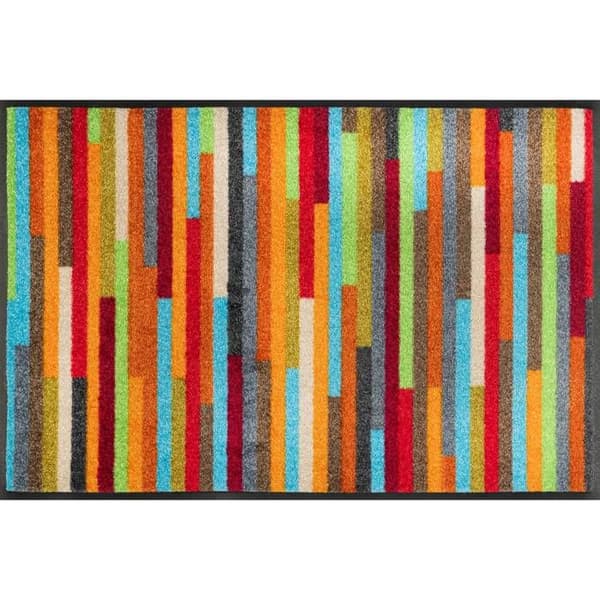 Paillasson Mikado Stripes Tvättbar smutsmatta olika storlekar wash+dry Design Dimensioner 75 x 50 cm