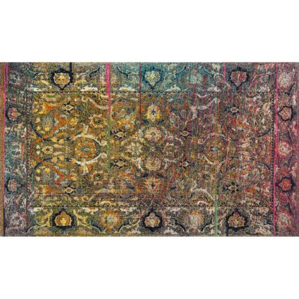 Tvättbar mattor wash+dry Mirage 70x120cm för inomhus och utomhus utan kant, flerfärgad