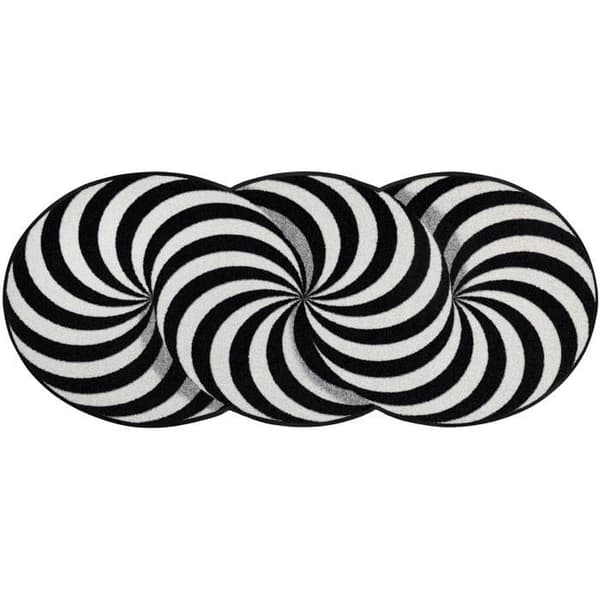 Paillasson Infinity Swirl 140 x 60 cm tvättbar golvmatta wash+dry Design Special Form